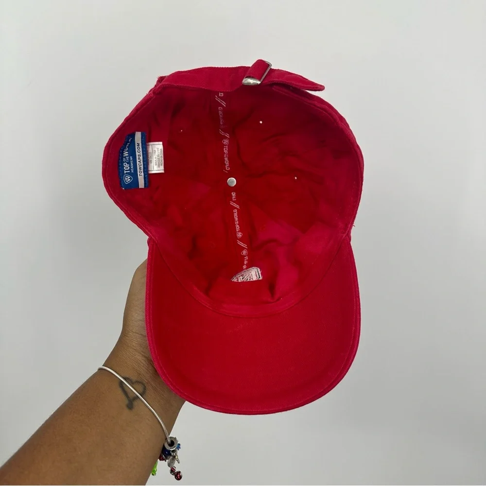 NC State Wolfpack Custom Bleach Splatter Dad Hat OS Embroidered